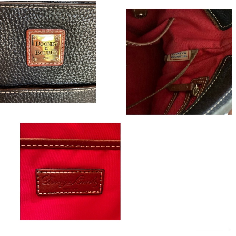 Dooney & Bourke Black and Brown Tote - Picture 13 of 16